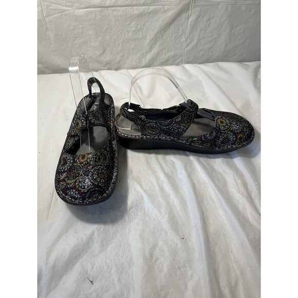 Alegria Jemma Spiro Multi Jem 325 Sz 38 US 8 - 8.5 Leather Clog Mary Jane - Picture 14 of 15